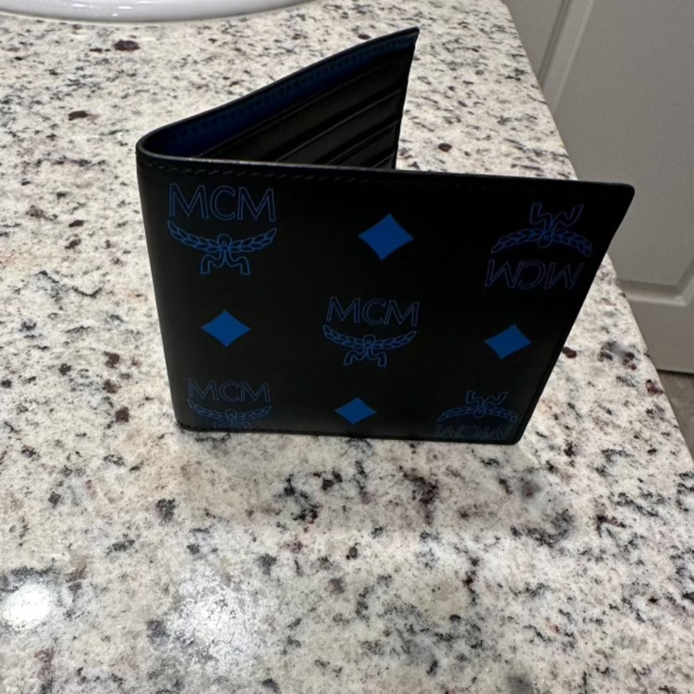 Black MCM wallet